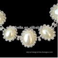 Venda Por Atacado White Pearl Acessórios Bridal Jewelry Necklace Earring